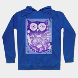 Lavendar Owl Hoodie